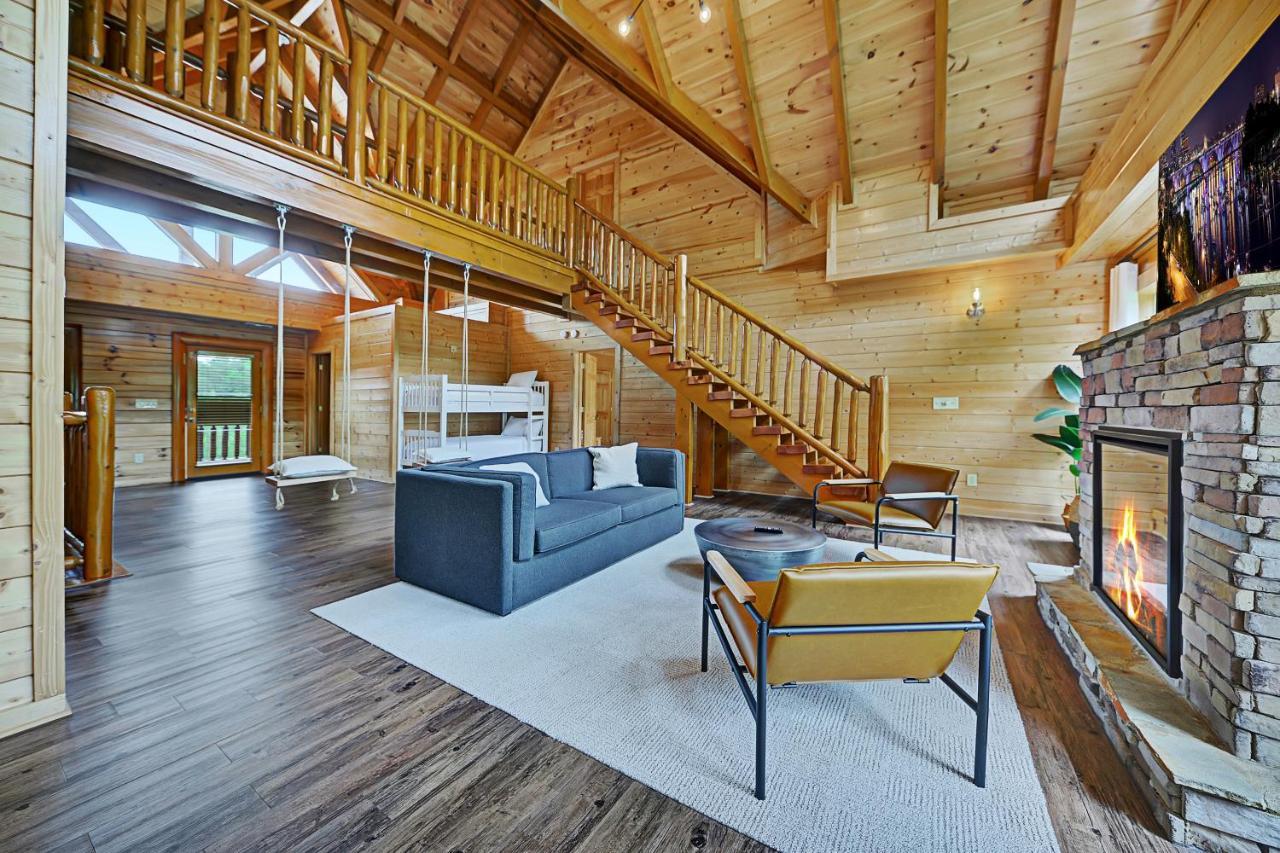 세비어빌 Gorgeous Large Mountain View Cabin W Hot Tub, Free Wifi, Games 빌라 외부 사진