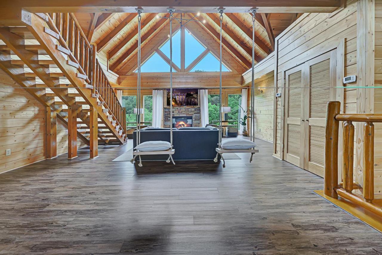 세비어빌 Gorgeous Large Mountain View Cabin W Hot Tub, Free Wifi, Games 빌라 외부 사진